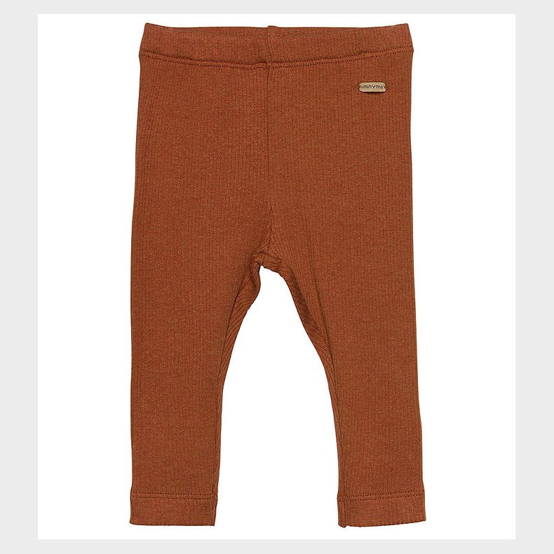 Minymo Leggings - Rib - Chutney