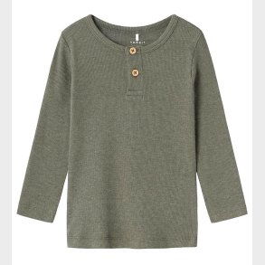 Name It Bluse - Rib - Noos - NmmKab - Dusty Olive
