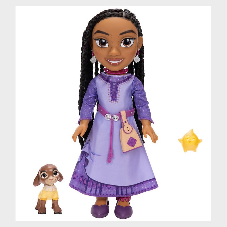 Disney Wish Dukke m. Lyd - 38 cm - Asha