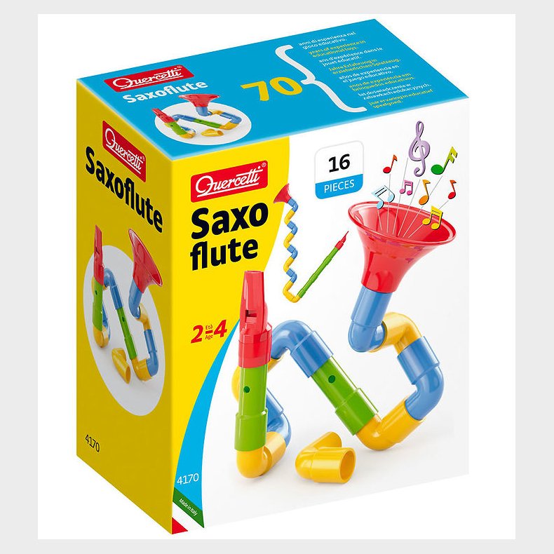 Quercetti Saxofon - Byg Selv - 16 Dele - 4170