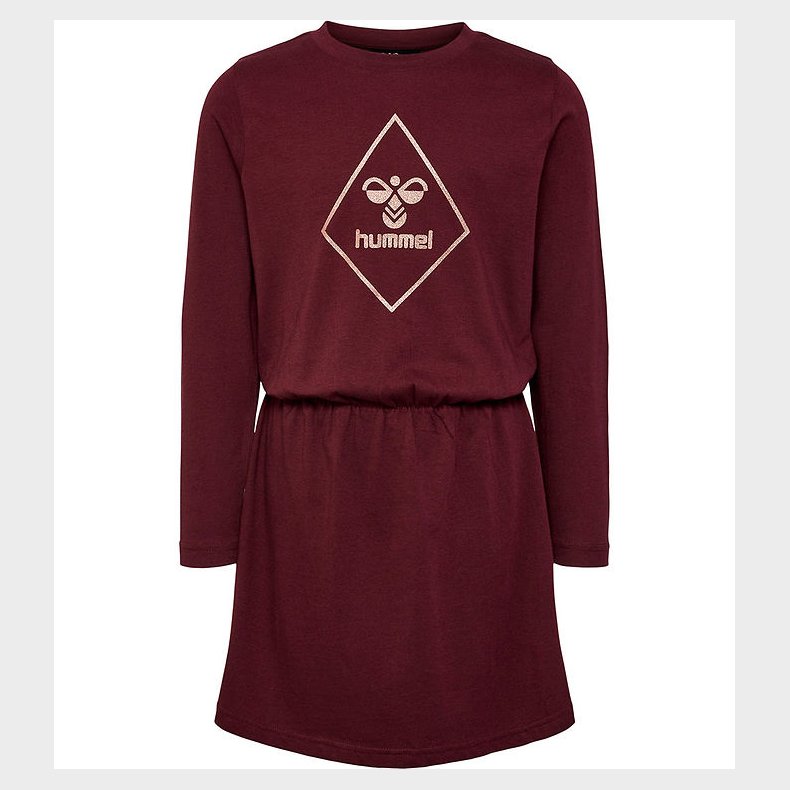 Hummel Kjole - hmlLuna - Winsor Wine/Tosa m. Glimmer