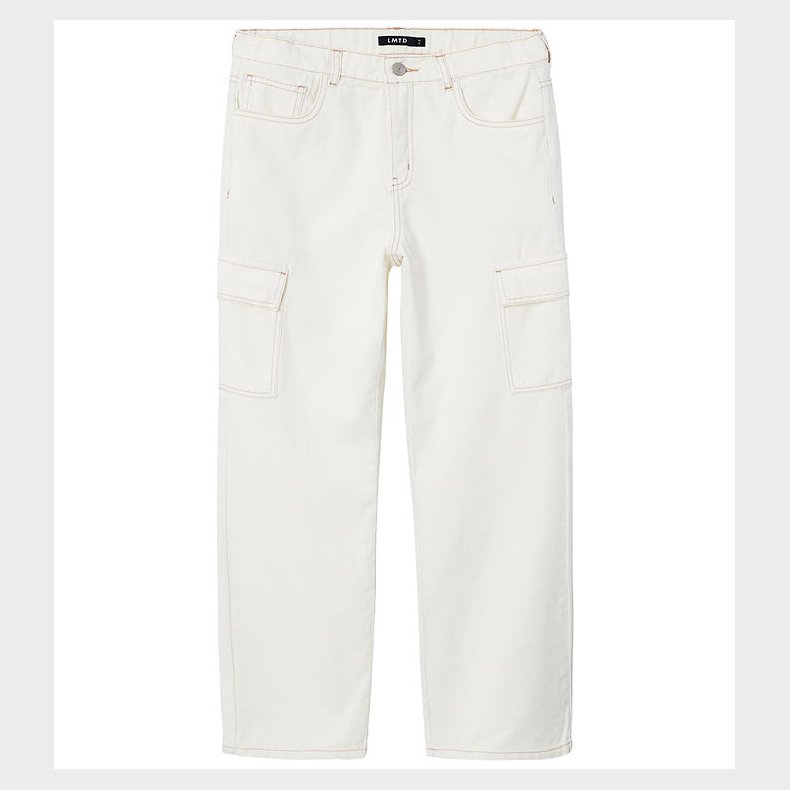 LMTD Bukser - Cargo - NlnUtizza - White Alyssum/Incense Stitches