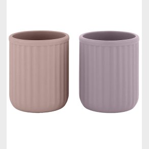 Mikk-Line Kopper - 2-pak - Silikone - Nirvana/Adobe Rose