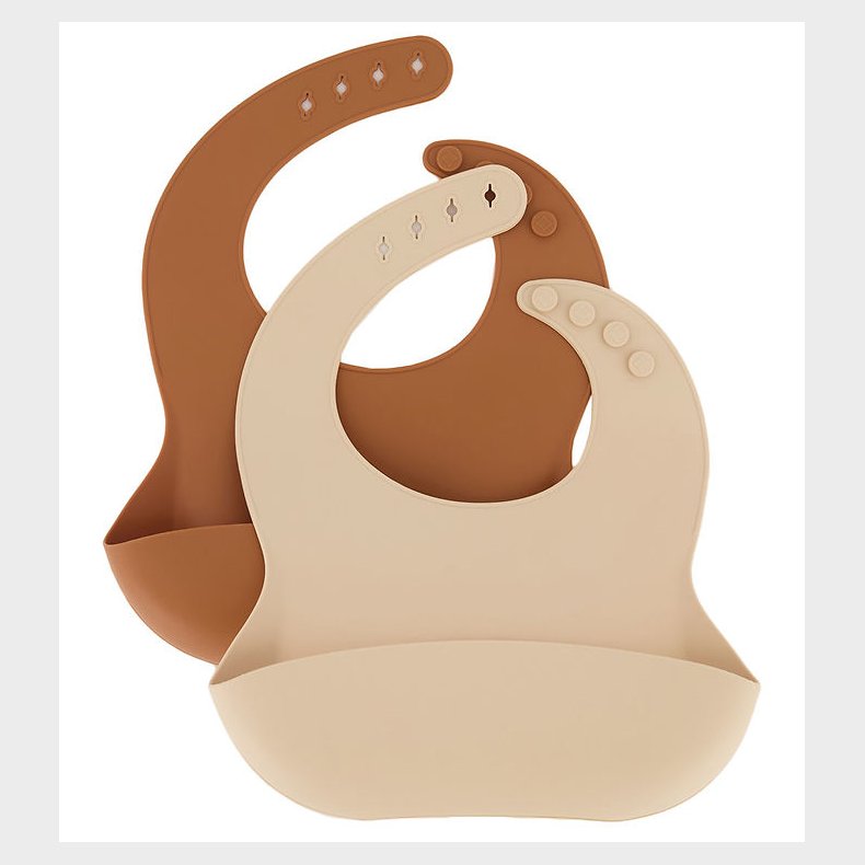 Mikk-Line Hagesm�kke - 2-pak - Silikone - White Swan/Brown Sugar