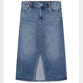 LMTD Nederdel - NlfTarianne - Dark Blue Denim