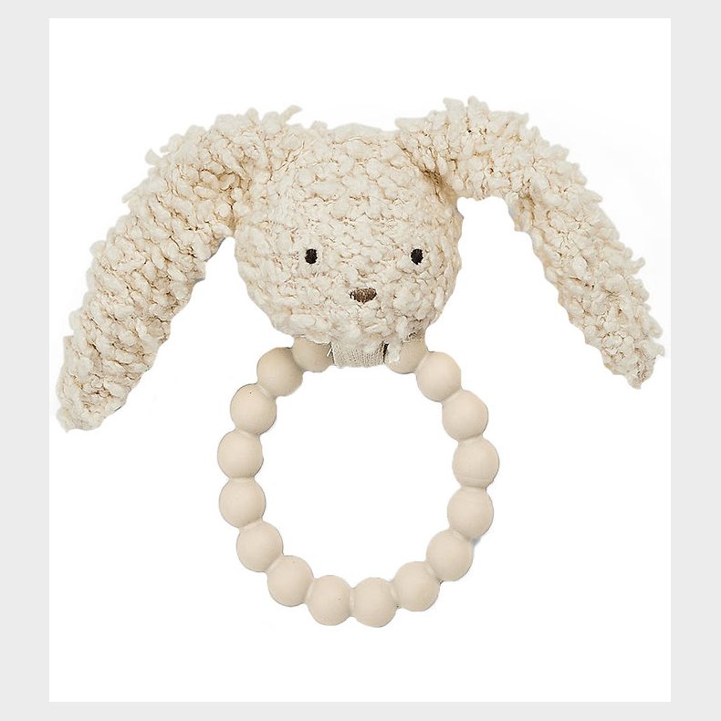 Smallstuff Biderangle - Kanin - Silikone - Off White Boucl