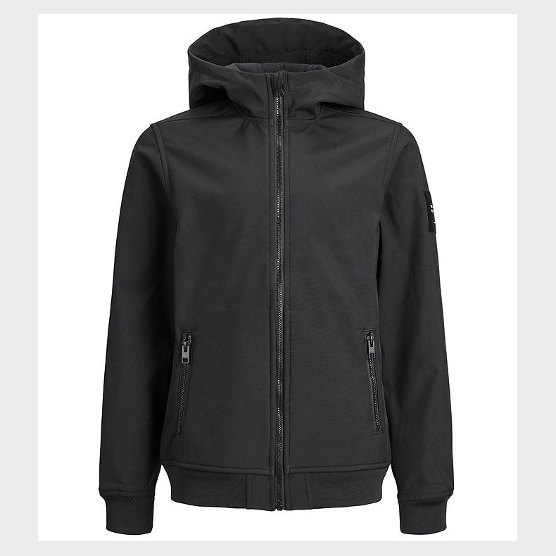 Jack & Jones Softshelljakke m. Fleece - Noos - Sort