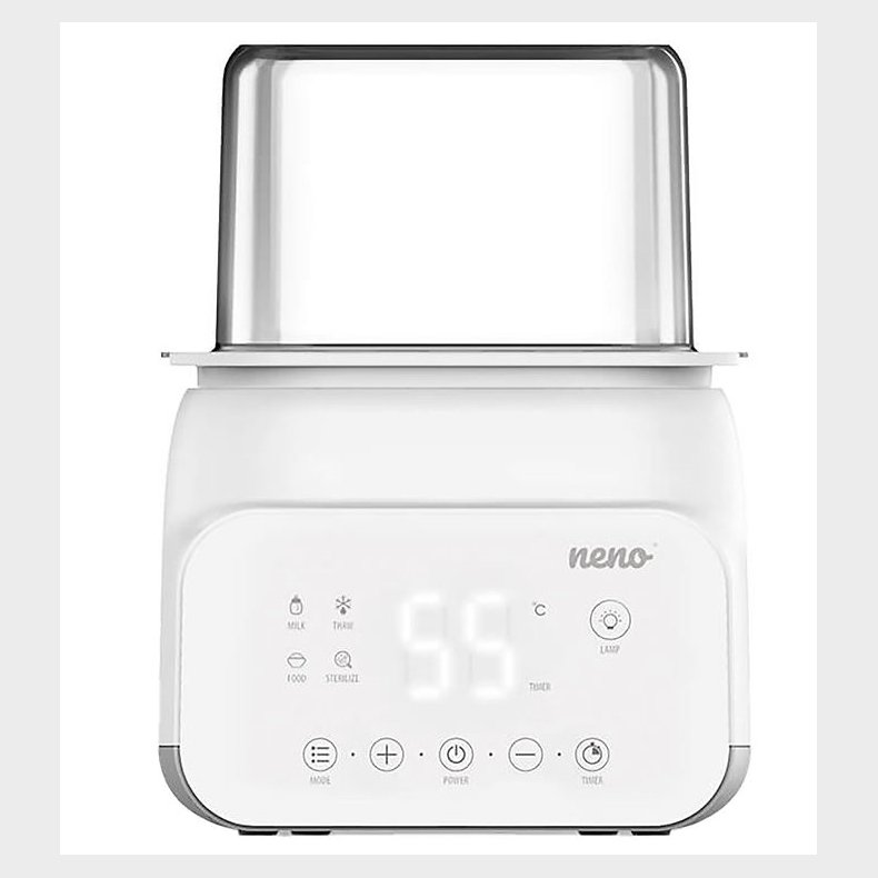 Neno Sterilisator/Flaskevarmer - Vita - 5-i-1 - Hvid