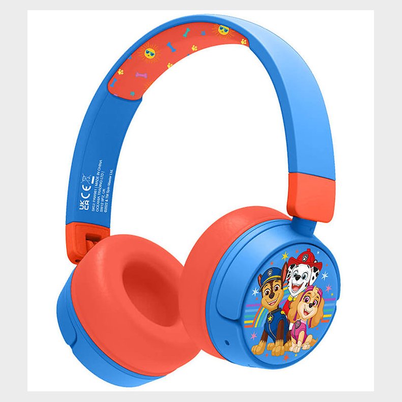 OTL Hretelefoner - Paw Patrol - On-Ear Junior - Wireless - Rd/