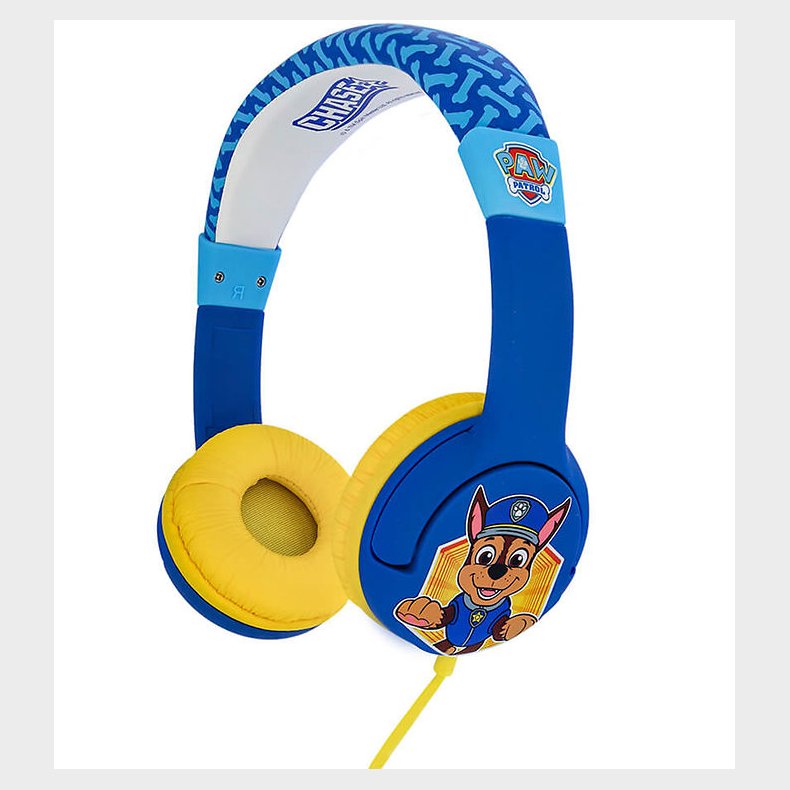 OTL Hretelefoner - Paw Patrol - Junior On-Ear - Chase - Bl/Gul