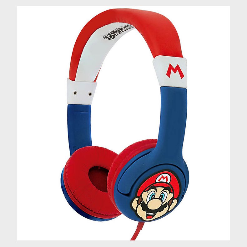 OTL Hretelefoner - Super Mario - Junior On-Ear - Mario - Rd/Bl