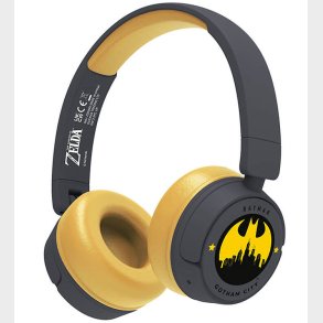 OTL Hretelefoner - Batman - On-Ear Junior - Wireless - Sort/Gul