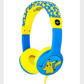 OTL Hretelefoner - Pokemon - On-Ear Junior - Pikachu - Bl/Gul