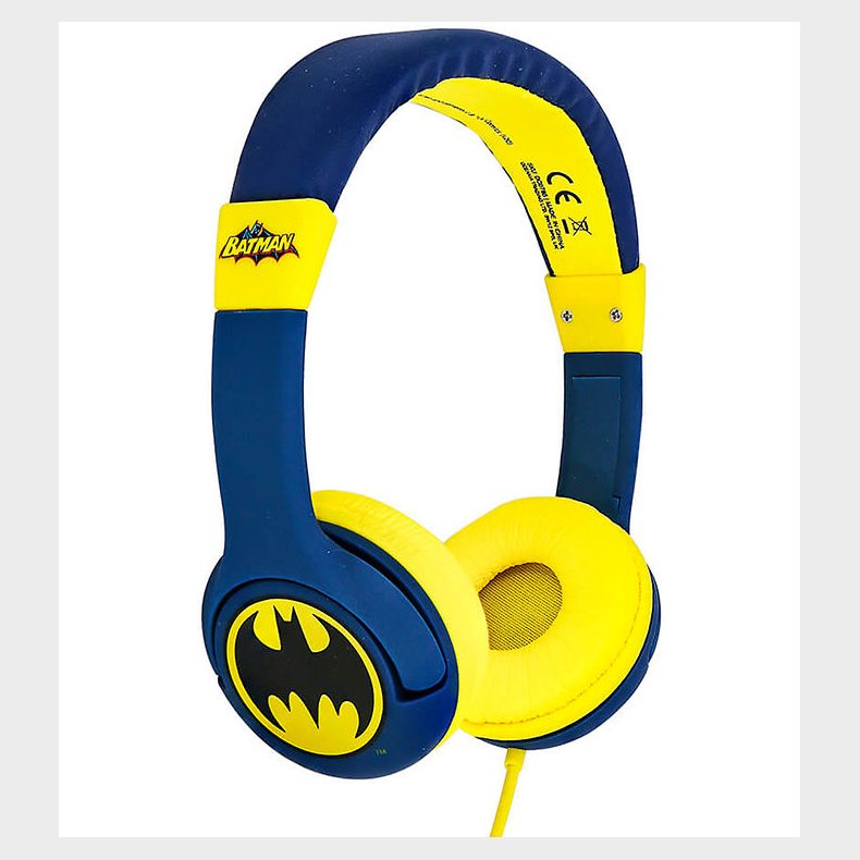 OTL Hretelefoner - Batman - On-Ear Junior - Bl/Gul