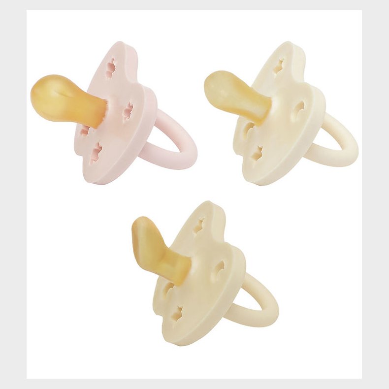 Hevea Sutter - 0-3 mdr - 3-pak - Naturgummi - Girl Mix