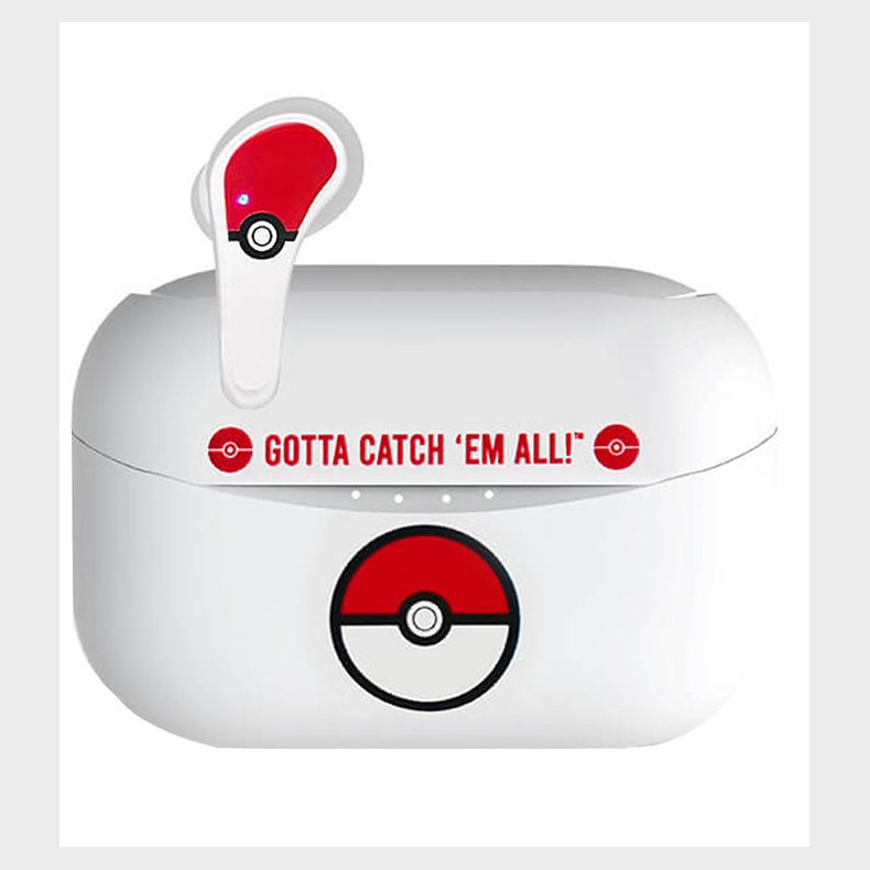 OTL Hretelefoner - Pokemon - TWS - In-Ear - Hvid/Rd