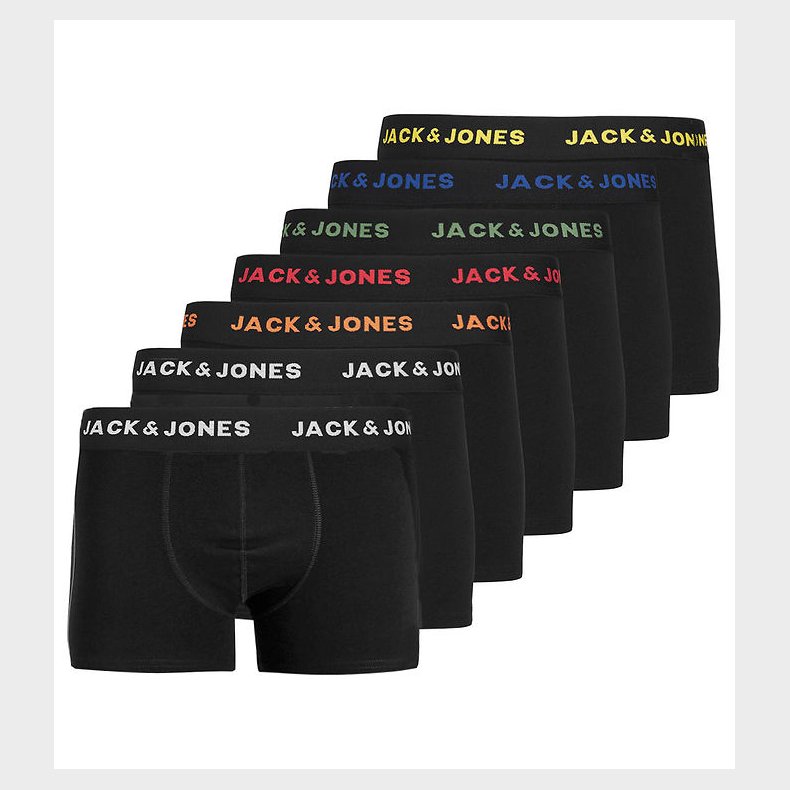 Jack & Jones Boxershorts - 7-pak - Jacbasic - Sort
