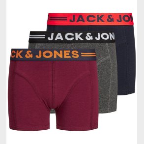Jack & Jones Boxershorts - 3-pak - Jaclichfield - Dark Grey Mela