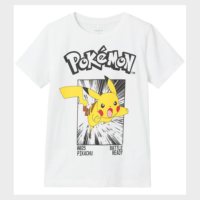 Name It T-shirt - NkmNoisi Pokemon - Noos - Bright White