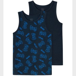 Name It Undertrje - Noos - NkmTank Top Gamer - 2-pak - Dark Sap