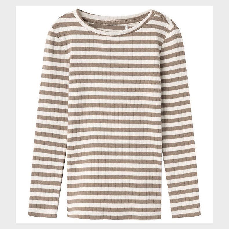 Name It Bluse - Rib - NkfSuraja - Noos - Mocha Meringue