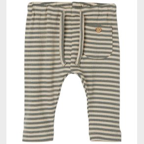 Lil Atelier Bukser - Rib - NbmGago - Noos - Fog/Agave Green