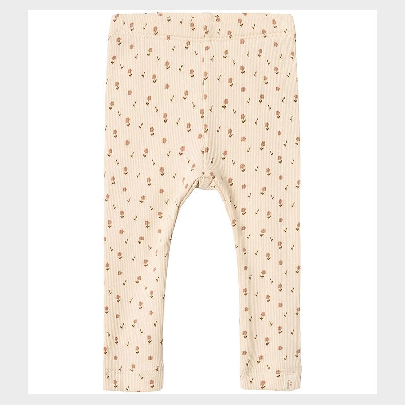 Lil Atelier Leggings - NbfGago - Noos - Fog m. Blomster