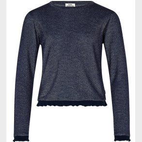 Mads Nrgaard Bluse - Trisa - Navy/Slvglimmer