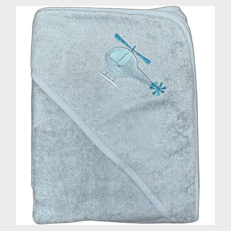 Nrgaard Madsens Babyhndklde - 75x75 cm - Dusty Green m. Helik