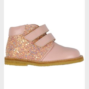 Angulus Sko - Rosa m. Glimmer