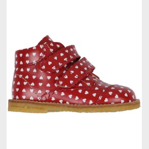 Angulus Begyndersko - Rd/Hvid m. Hjerter