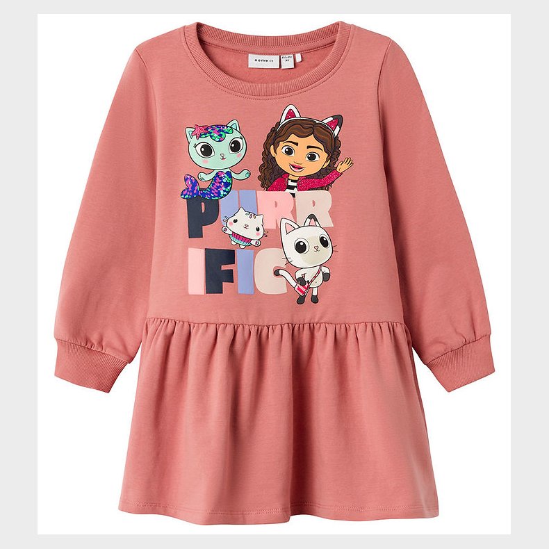 Name It Sweatkjole - NmfDidi Gabby - Ash Rose m. Glimmer