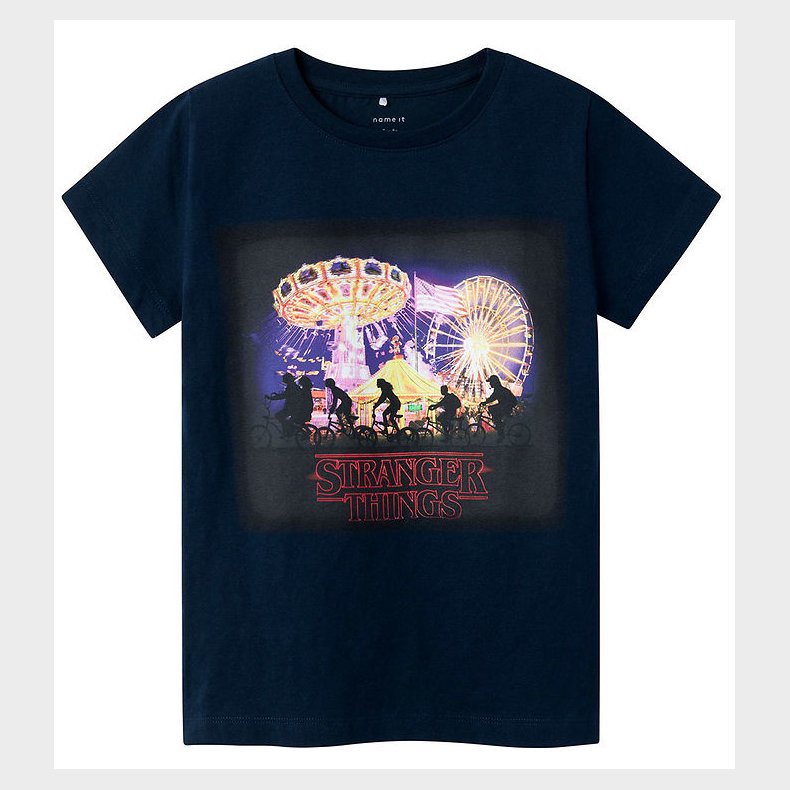 Name It T-shirt - NkfDunna Strangerthings - Dark Sapphire