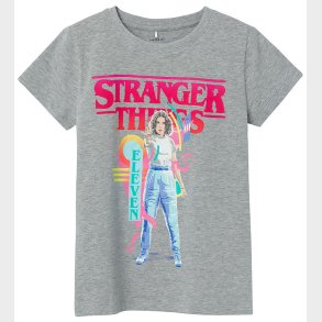 Name It T-shirt - NkfDunna Strangerthings - Grey Melange