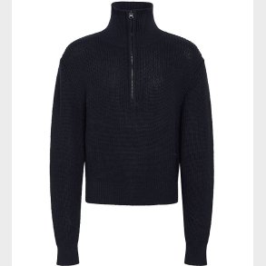 Grunt Bluse - Strik - Rie - Navy