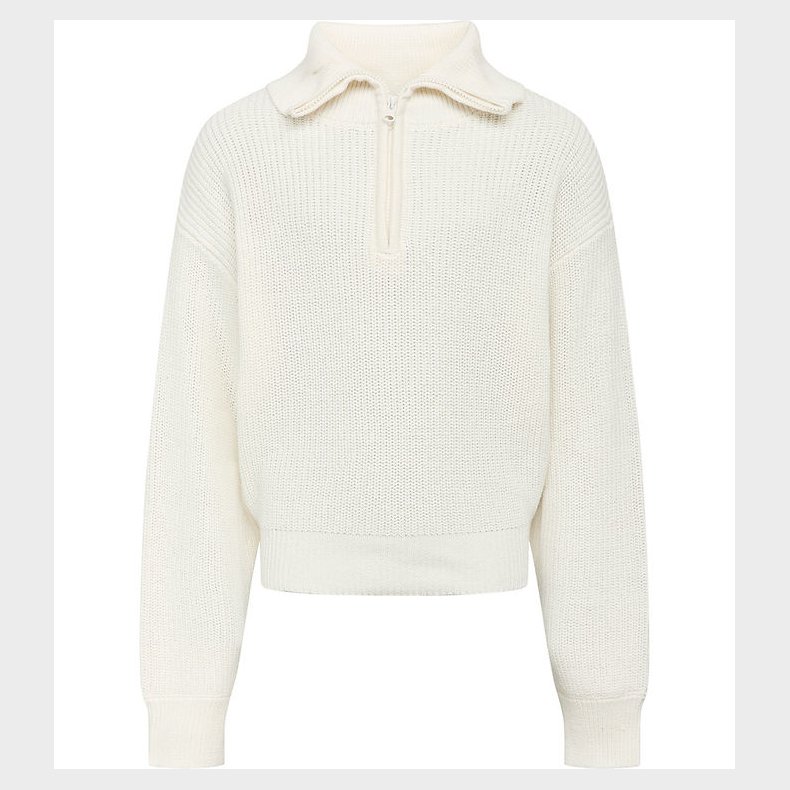 Grunt Bluse - Strik - Rie - Broken White