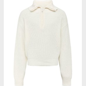 Grunt Bluse - Strik - Rie - Broken White