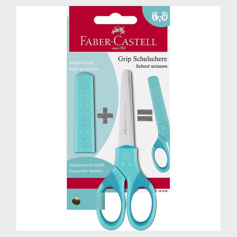 Faber-Castell Saks - Ergonomisk - Turquoise