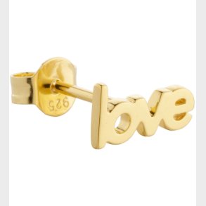 Design Letters rering - 1 stk. - LOVE - 18K Guldbelagt