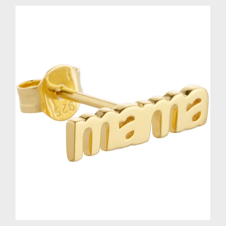 Design Letters rering - 1 stk. - MAMA - 18K Guldbelagt