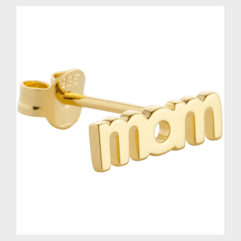 Design Letters �rering - 1 stk. - MOM - 18K Guldbelagt
