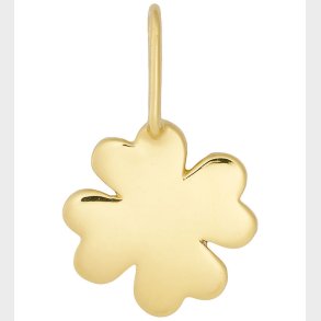 Design Letters Vedhng Til Halskde - Firklver - 18K Guldbelagt