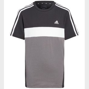 adidas Performance T-shirt - J 3S TIB T - Sort/Gr�