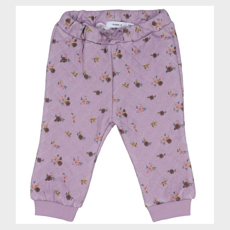 Name It Bukser - NbfRayia - Quilt - Lavender Mist