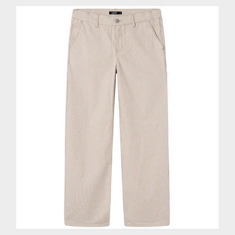 LMTD Bukser - NlfRicte - Mocha Meringue m. Striber