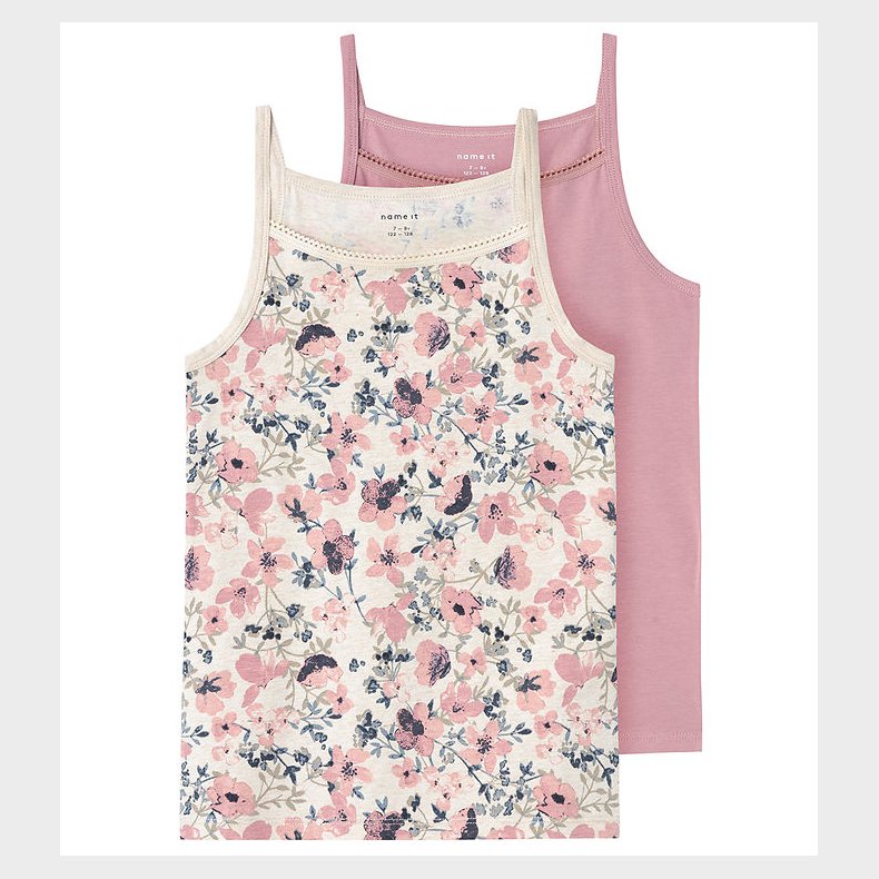 Name It Undertrje - Noos - NkfStrap Top - 2-pak - Nostalgia Ros