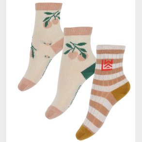 Liewood Strmper - Silas - 3-pak - Peach Sea Shell Mix