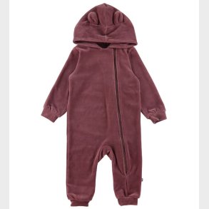 Smallstuff Heldragt - Velour - Dark Rose