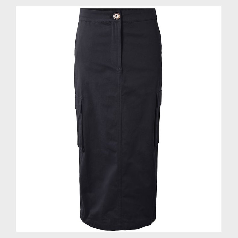 Hound Nederdel - Long Cargo Skirt - Sort
