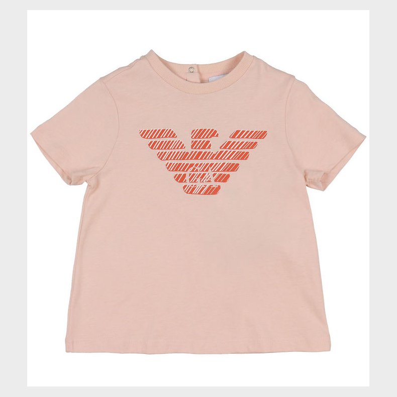 Emporio Armani T-shirt - Rosa m. Logo